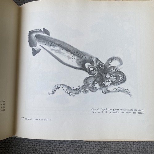 JAPANESE INK PAINTING Lessons in Suiboku by Ryukyu Saito 1959 1st Edition DJHC - Picture 5 of 6