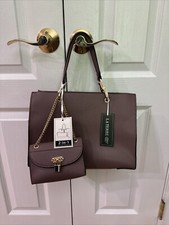 La Terre Fashion Satchel Crossbody Handbag 2 in 1. New w/tags