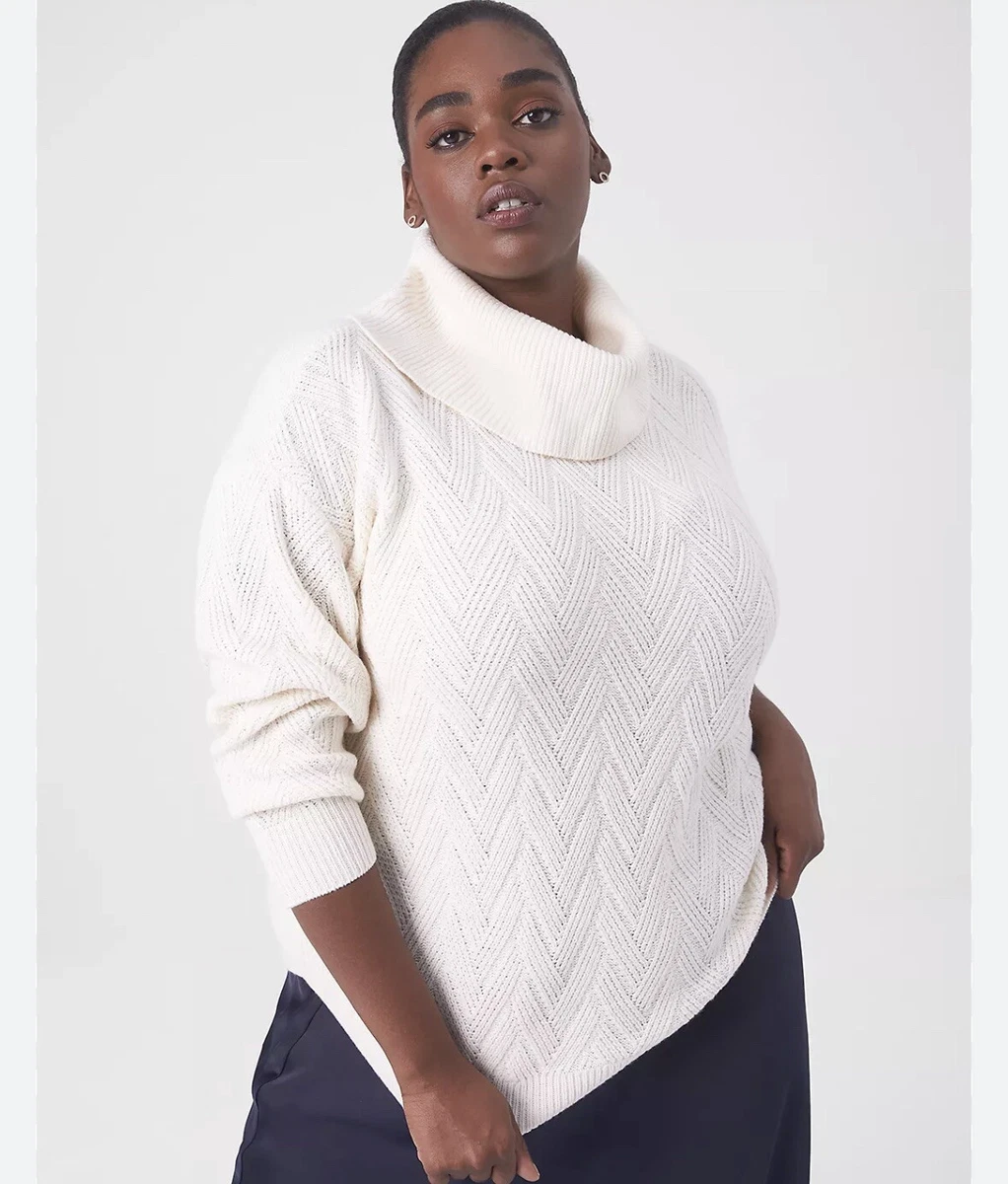 Cream cowl neck sweater women's discount