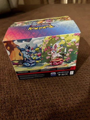 Empty Pokemon EMPTY Pokémon Prismatic Evolutions Mini Tins Complete Display With COIN ...