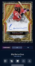 DIGITAL TOPPS BUNT Elly De La Cruz TIER ONE 25 SUPER RARE SIGNATURE Read