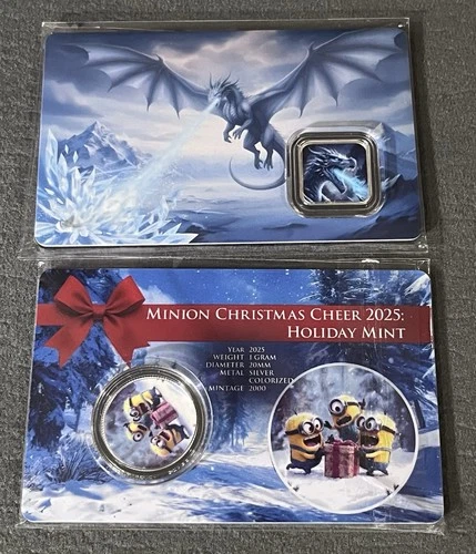 Two 1 Gram Silver Cards