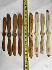 Vintage Top Flite 8 10 11 12 Wood Nylon Propellers RC Plane