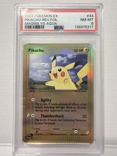 Pokemon Pikachu 43/95 Reverse Holo PSA 8 EX Team Magma VS Team Aqua on eBay