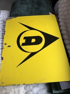 DUNLOP Vintage Bengal Enamel Sign