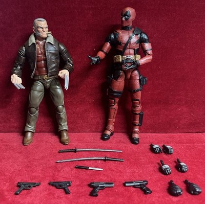 Marvel Legends 6'' X-Men Old Man Logan Wolverine + Deadpool 2 LOT CUSTOM CIGAR