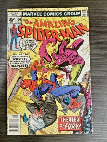 Amazing Spider-Man #179 (1978) Green Goblin cover VF Marvel Comic / combine
