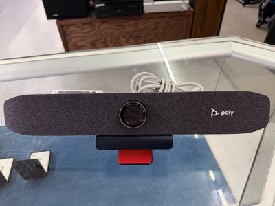 Poly Studio P15 4K Personal Video Bar for Conferences - Black