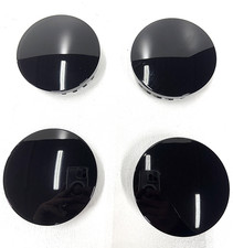 New 4x Gloss Black 83mm 3.25 Wheel Center Caps Fits Snowflake Tahoe Silverado