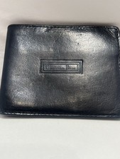 Vintage Christian Dior Black Bifold Mens Wall...