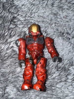 HALO MEGA BLOKS UNSC MAROON SPARTAN RECRUIT MINI FIGURE 97123 HORNET VS VAMPIRE