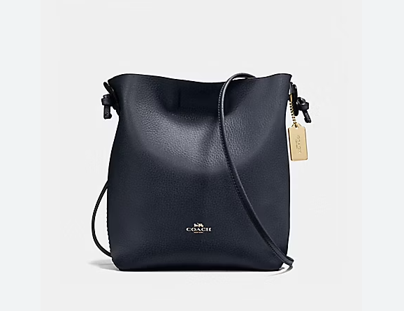 COACH DERBY CROSSBODY BAG F58661 NWT PEBBLED BLACK LEATHER | eBay