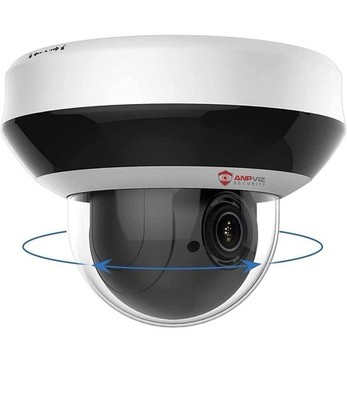 Anpviz 4MP PoE PTZ IP Camera with 4X Optical Zoom, 2560x1440@30fps, H.265+ Do...