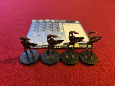Star Wars Miniatures Clone Strike 30 CLEARANCE x4 Battle Droid