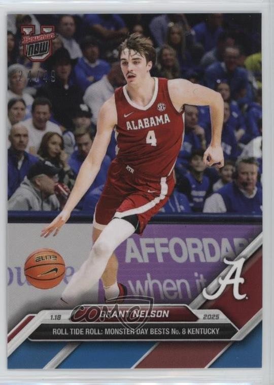 2024-25 Bowman U Now Blue 24/49 Grant Nelson #49 rw9