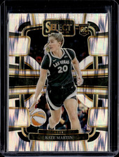 2024-25 Select WNBA #22 Kate Martin Rookie RC Silver Flash Prizm Aces (59A)