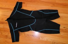 SeaSkin Women's 3mm Shorty Size Medium Scuba, Dive, Surf WetSuit Blue / Black