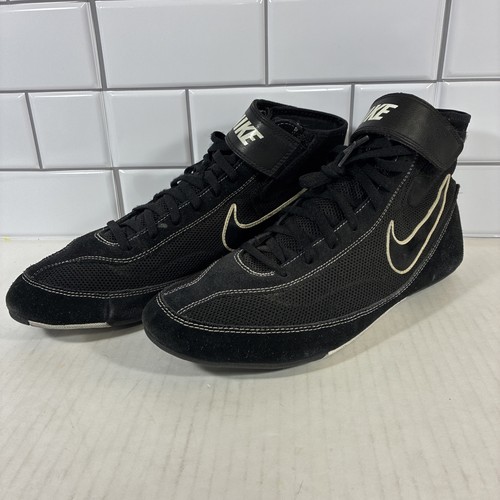 Nike Wrestling Shoes Mens 11 Black Speed Sweep 7 366683-001 Sneakers AThletic