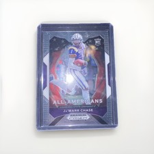 2021 Panini Prizm Draft Picks - All-American Ja'Marr Chase #185 Silver (RC)