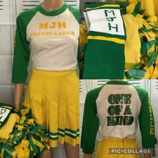 Cheerleading Uniform Vintage Set Very 70s Movie Set