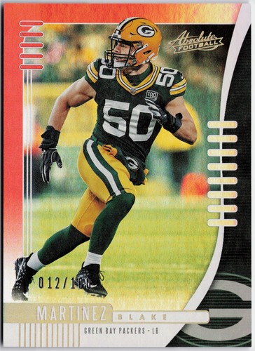 2019 Panini Absolute #72 Blake Martinez Spectrum Red #/100
