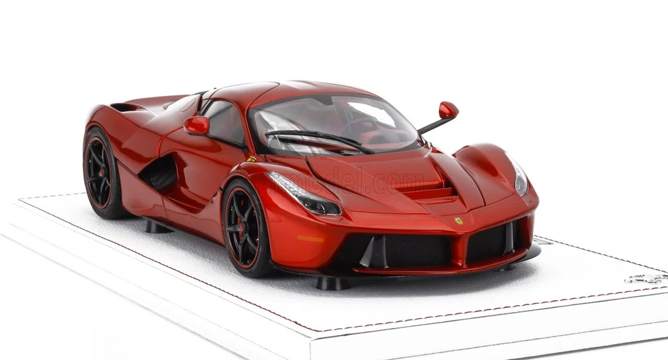 MODELLINO AUTO STATICO BBR FERRARI LAFERRARI 2013 PERSONAL CAR HAMILTON 1/18 - Immagine 4 di 4