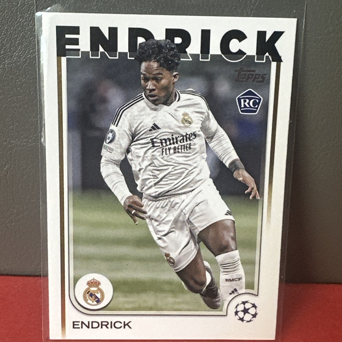 2024-25 Topps Endrick Rookie card UEFA Flagship Real Madrid Base