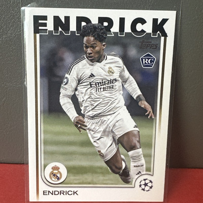 2024-25 Topps Endrick Rookie card UEFA Flagship Real Madrid Base