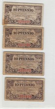 Pfennig  2x10 1918, 2x10 1919, 2x10 1920 (A), 2x10 1921 (B), 2x50 1918 - Görlitz