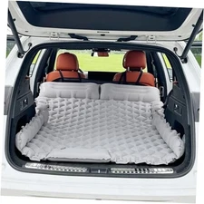 Inflatable Car Air Mattress, SUV Air Mattress for Travel Camping, Grey