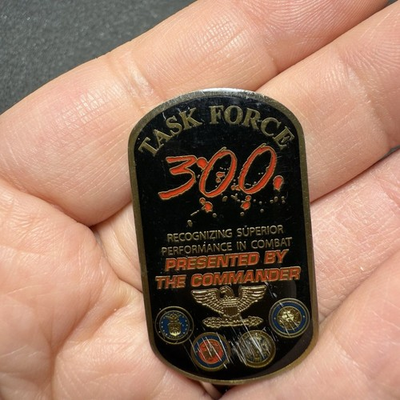 #ad Task Force 300 Military Challenge Coin Superior Performance In Combat Token $29.99
