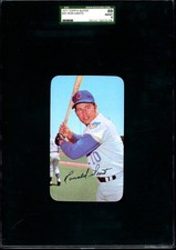 1971 Topps Super Baseball #35 Ron Santo SGC 8