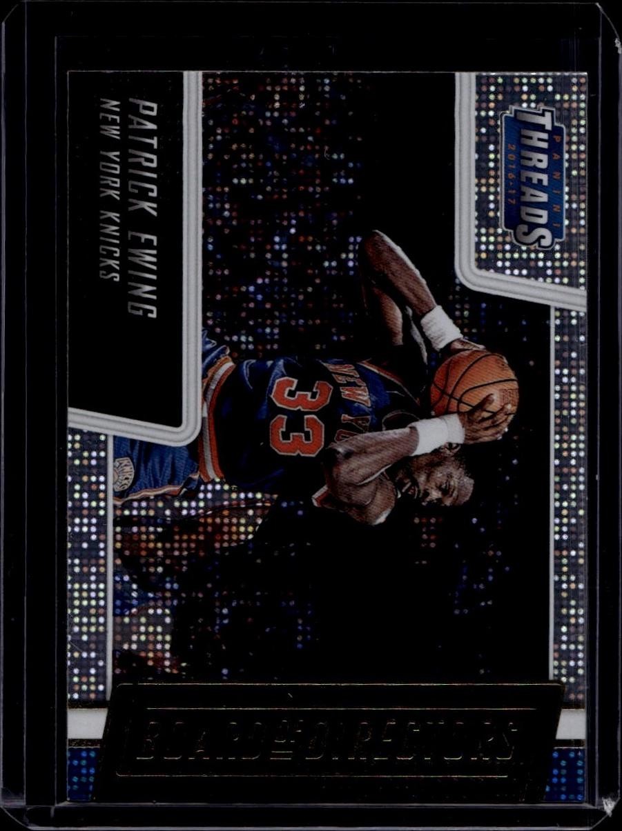 2016-17 Panini Threads #15 Patrick Ewing Board of Directors Century Proof Dazzle