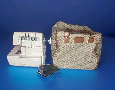 Singer Professional 5 Serger Overlock Sewing Machine Rolled Hems 14U557 Vintage
