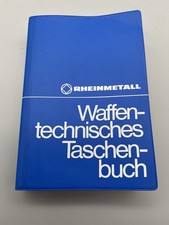 Waffentechnisches Taschenbuch Rheinmetall 1977 Selten Oop
