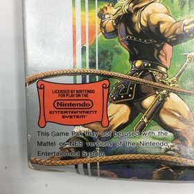 NINTENDO - LEERE CastleVania Box mit KONAMI-Prospekt - Retrogaming - Vintage