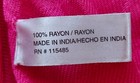 Fuschia/Hot Pink Scarf/Shawl/Wrap with Tassels - 24 x 80" — photo 6