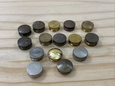 FINIAL CAP LOT of 15 Light Lamp Parts ASSORTED Low Profile Chandelier Fixture