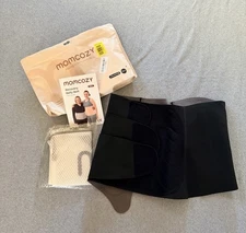 Momcozy Ergowrap Postpartum Belly Band - C-Section Recovery, XL Black