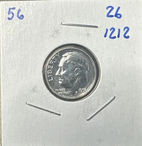 1956 Proof Roosevelt Silver Dime.