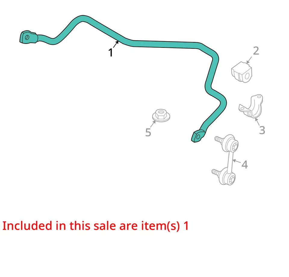 BMW X3 2008 AWD barra estabilizadora trasera fabricante de equipos originales 87 k millas - LKQ272296353 Foto 4 de 4