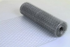 Galvanised Chicken Wire Mesh Fence Net Rabbit Netting Fencing Cages Runs Pens