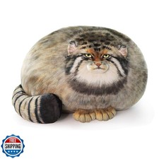 Pallas Cat Stuffed Animal, 45cm/18inch Steppe Cat Plush Cute Plus