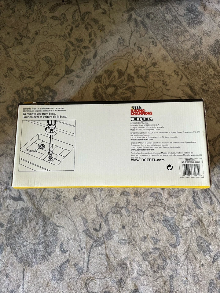 ERTL Speed Racer Shooting Star 2003 1:18 Die Cast Metal American Muscle nuevo en caja Foto 3 de 4