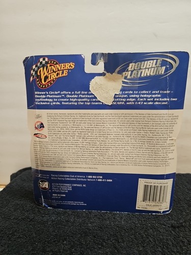 Winner's Circle Double Platinum Dale Jarrett #88 Muppets Kermit Miss Piggy Cards - Picture 4 of 7