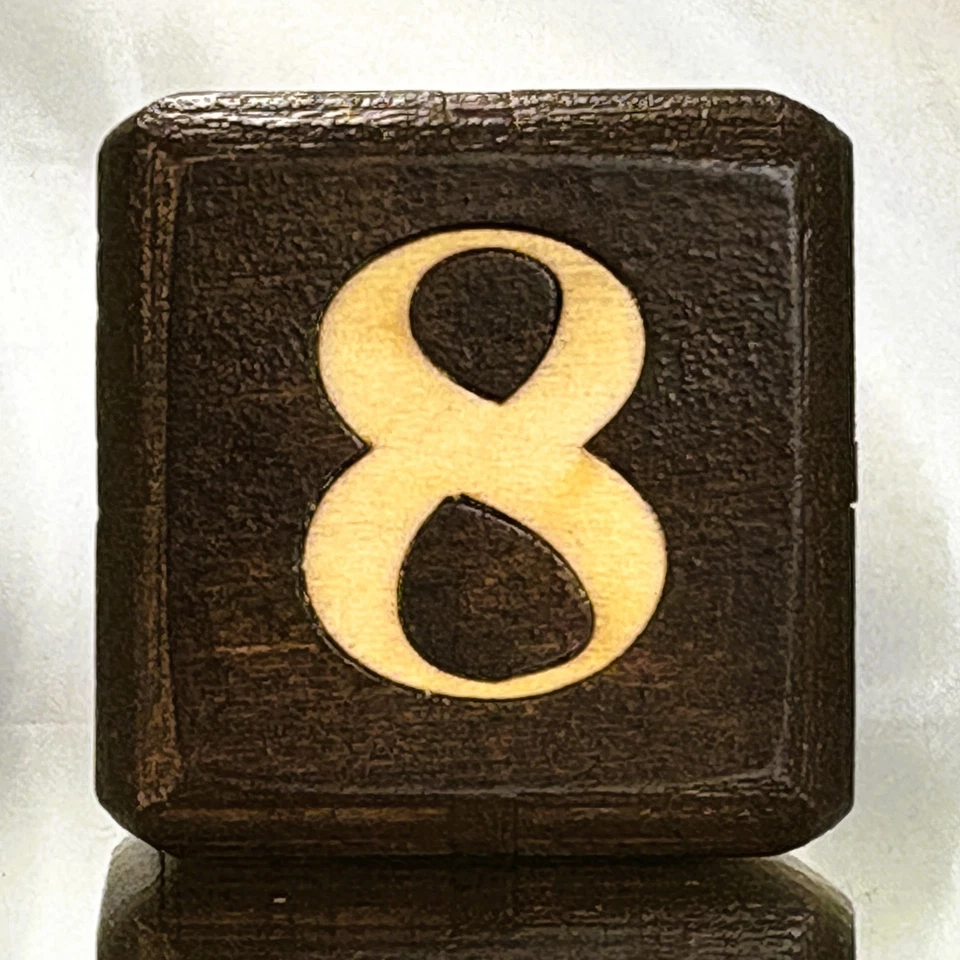 Caffeine Cube - Dark Roast Double - Backgammon Doubling Cube 36mm - Image 4 of 4