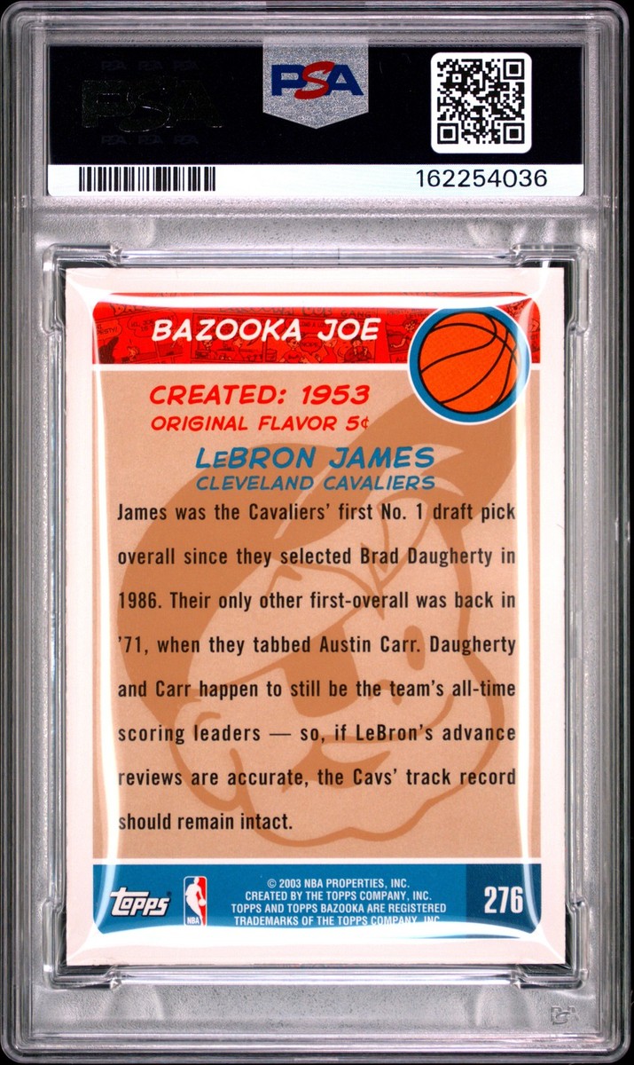 2003-04 Bazooka - LeBron James #276 Gold (RC) for sale online | eBay