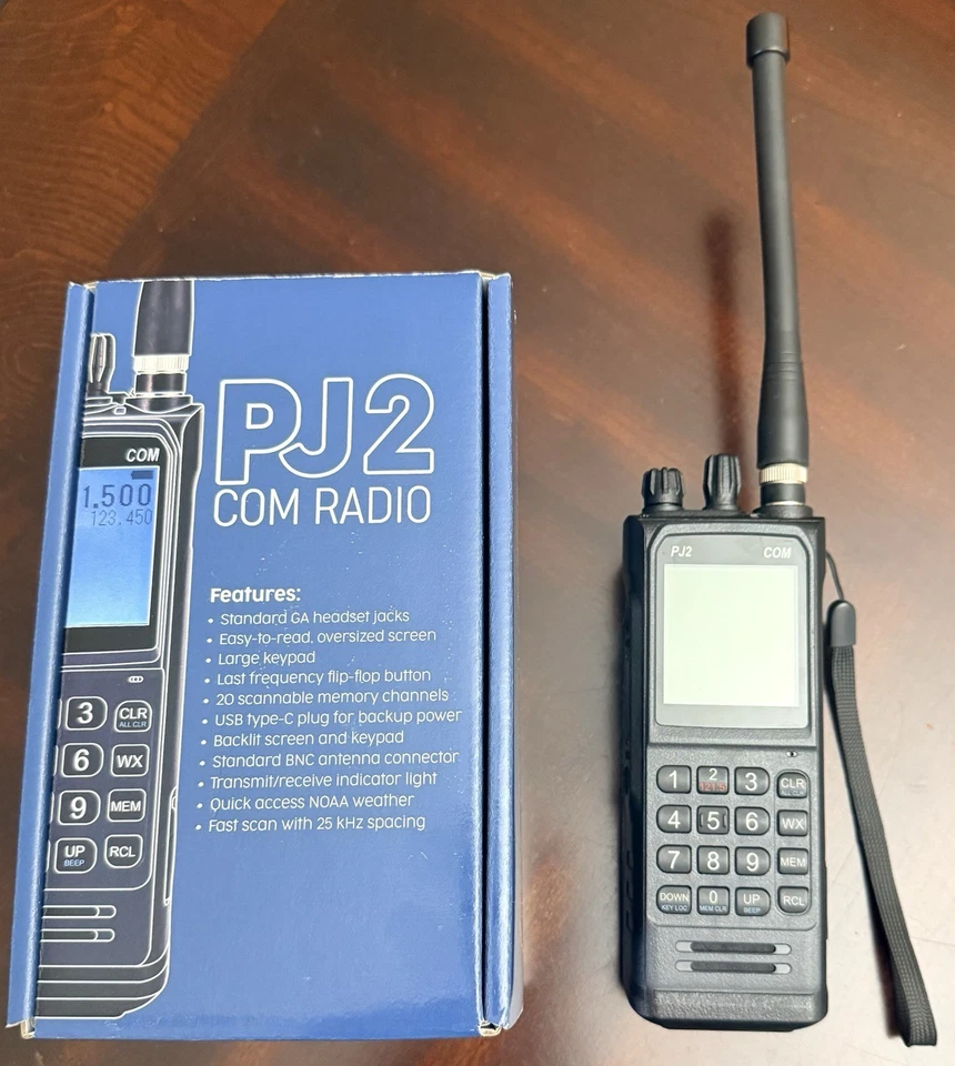 PJ2+ Com Radio mit PJ-Buchsen - gut ablesbarer übergroßer Bildschirm - Bild 3 von 4