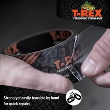 T Rex Tape Ferociously Strong Clear Repair Tape, 48Mm X 8.2M Easy to Tear by Ha