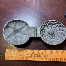 E & Co Flower Rose Pewter Ice Cream Mold